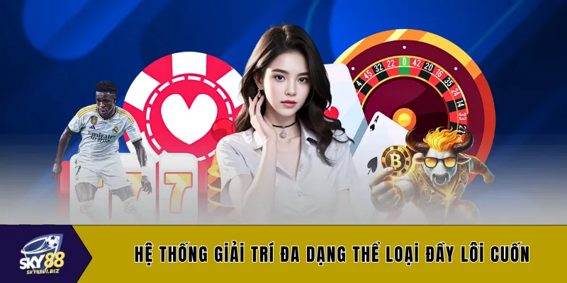 Hệ thống giải trí đa dạng thể loại đầy lôi cuốn